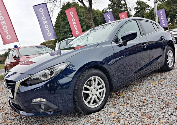 Mazda 3 cena 53900 przebieg: 121000, rok produkcji 2016 z Pieńsk małe 667